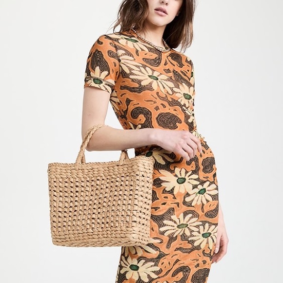 Hat Attack Selena Straw Tote - NWT - Picture 3 of 10